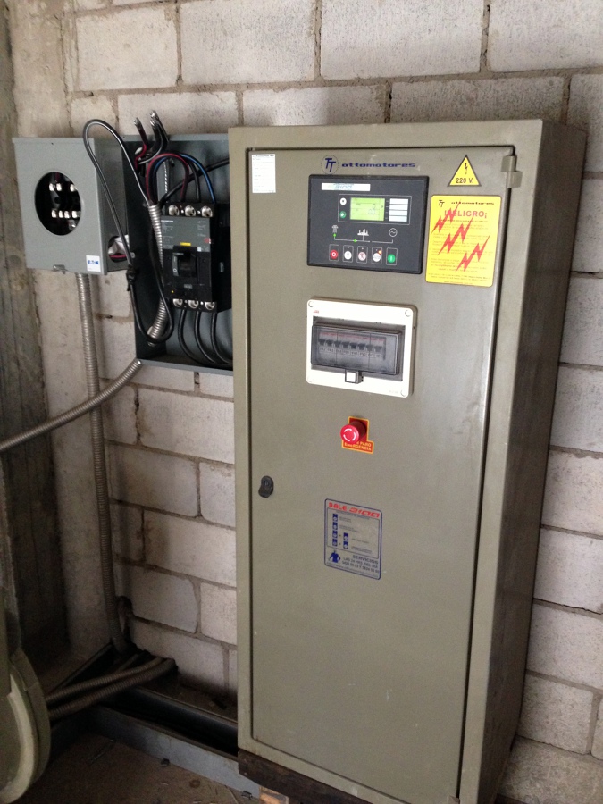 Tablero de Distribucion Planta de emergencia Diesel