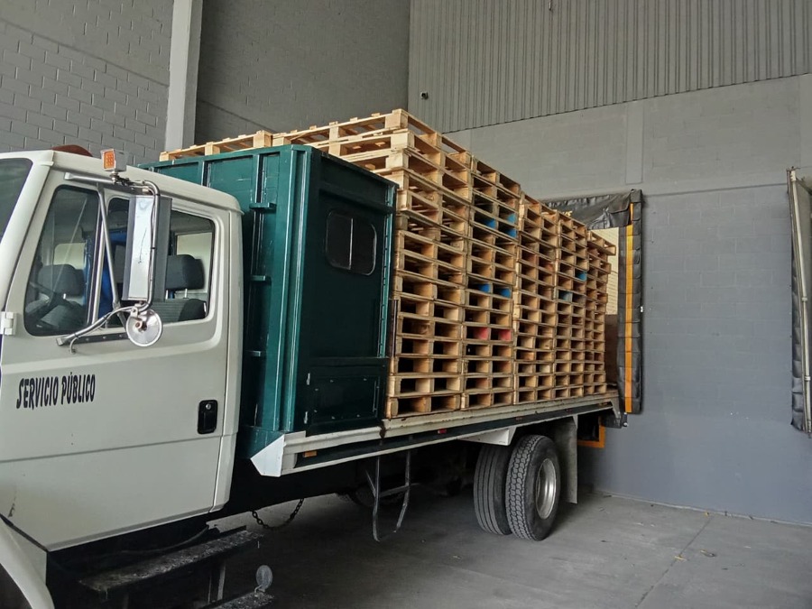 Transporte de tarimas
