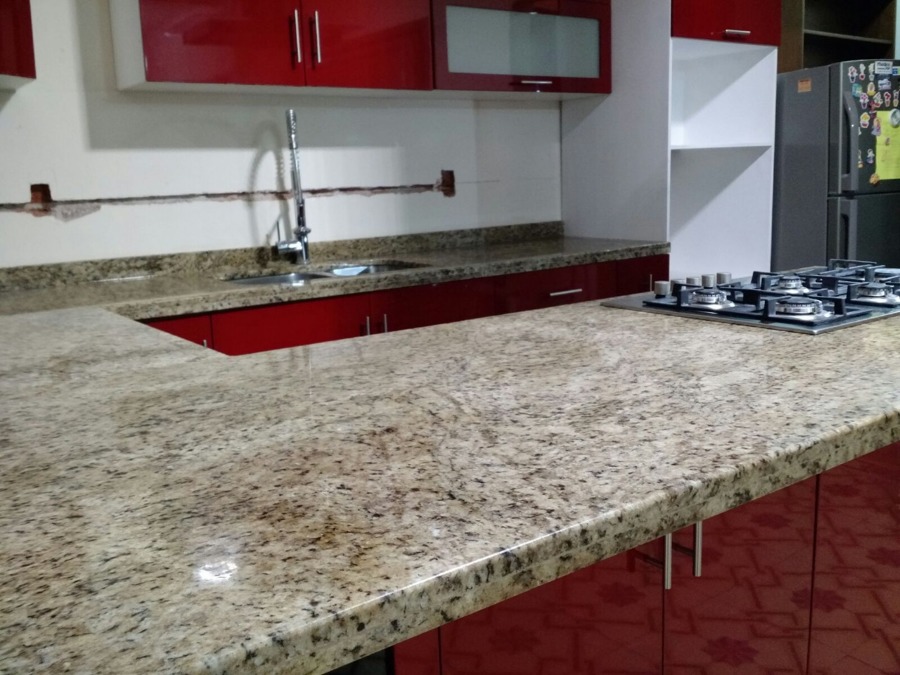 BARRA GRANITO ORNAMENTAL MUEBLES MDF ALTO BRILLO