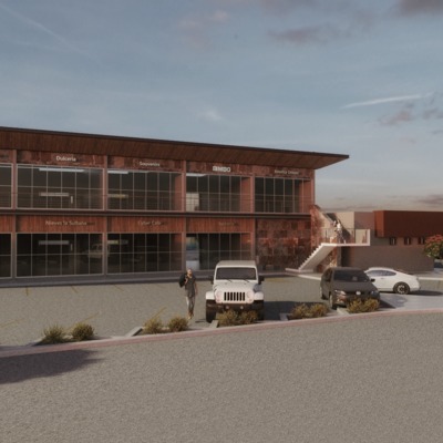 Fachada locales comerciales