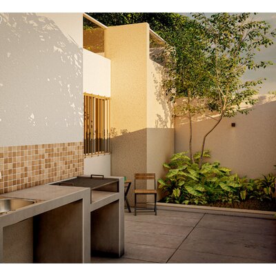 Patio exterior moderno