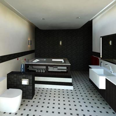 CONCEPTO DE BAÑO PARA RESIDENCIA