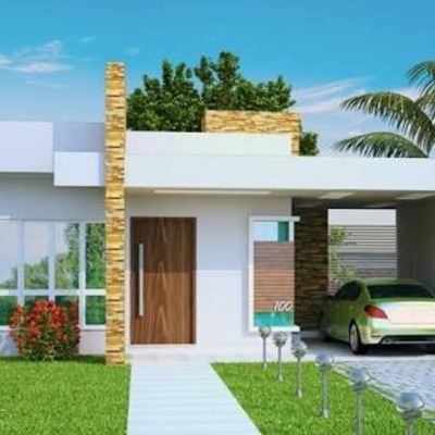 Casa con jardin