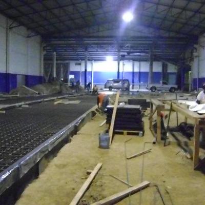 Construcción de obra industrial