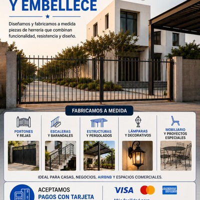 Herrería y estructuras metálicas en Mérida.