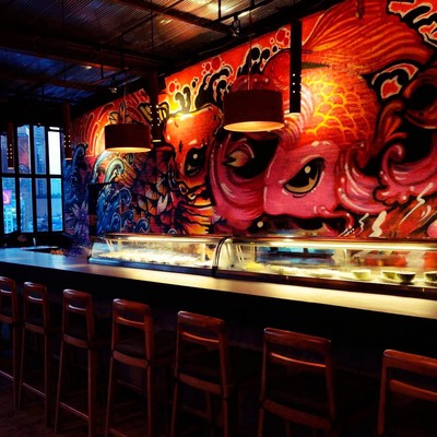 Wallcovering para bar