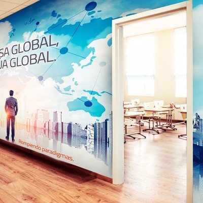 Wallcovering para oficina