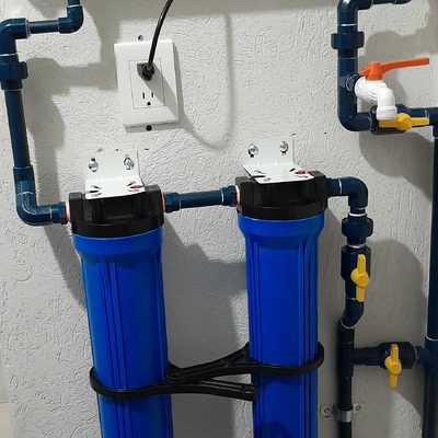 Filtrado de ultravioleta,carbon y sedimentos