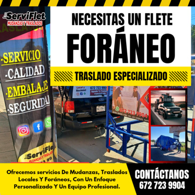 ​Fletes Foráneos y Traslado Especializado