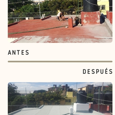 Instalación de membrana asfáltica