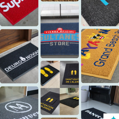 Tapetes comerciales con logotipo