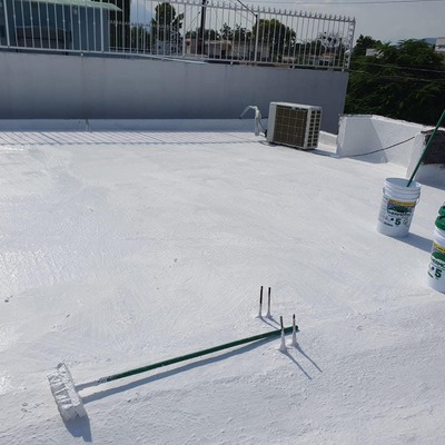 Impermeabilizacion acrílica con impermeabilizante fibratado