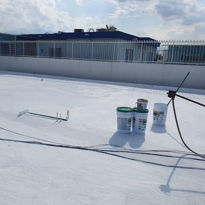 Impermeabilizacion acrílica con impermeabilizante fibratado