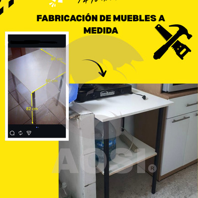 MESA PARA COCINA ADAPTADA A MEDIDA