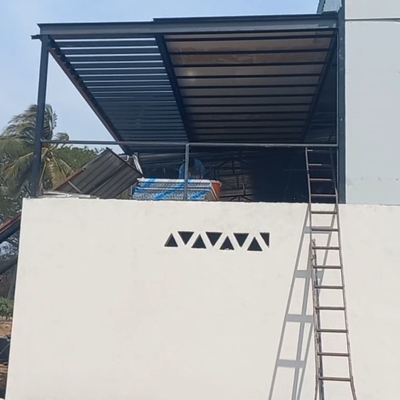 Nave industrial en segundo piso con pergolado en IPR