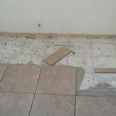 Colocación de piso cerámico