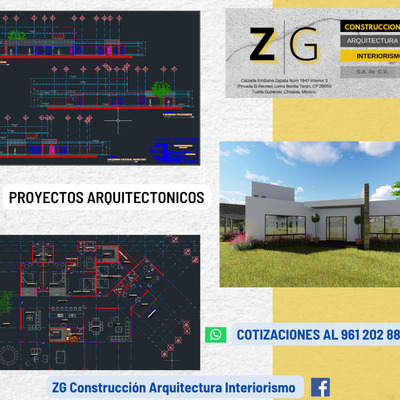 PLANOS Y RENDERS CASA HABITACION