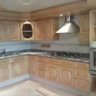 Cocina residencial de madera