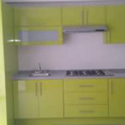 Cocina verde pistache