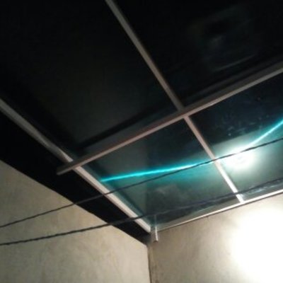 TECHO DE POLICARBONATO VISTA INTERIOR