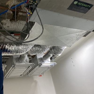 Evaporador y tuberia