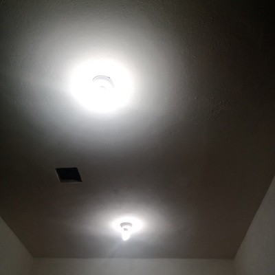 Alumbrado terminado en casa habitación