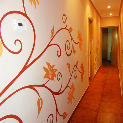 decorado de pasillo