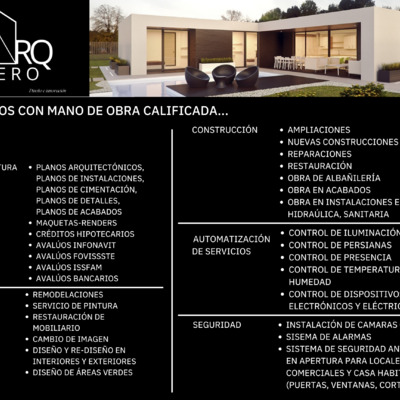 Servicios que ofrece ArqCero