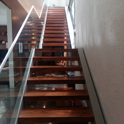 Huellas de madera.