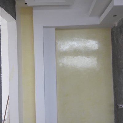 Muro de entrada a baño