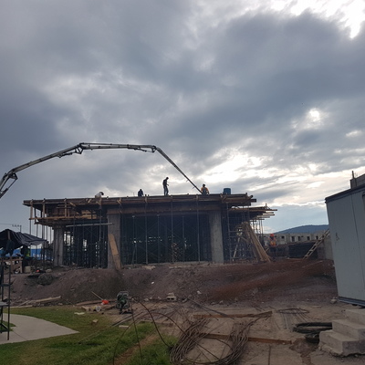 Colado 440 m2 de losa