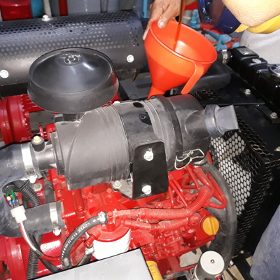 Servicio a bombas contra incendio Plaza la Roca en cancun