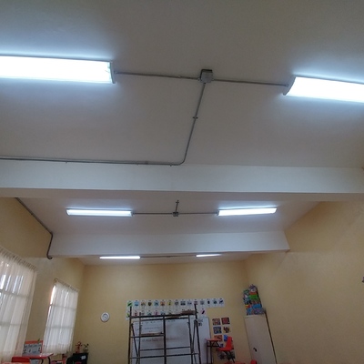 Luminarias tuberia visible