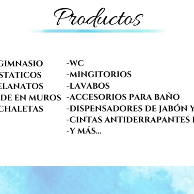 AL G U N O S  P R O D U C T O S
