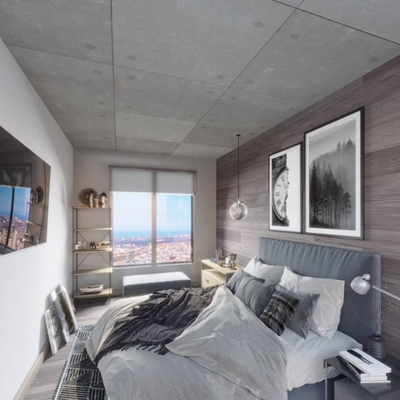 Render realista recamara principal