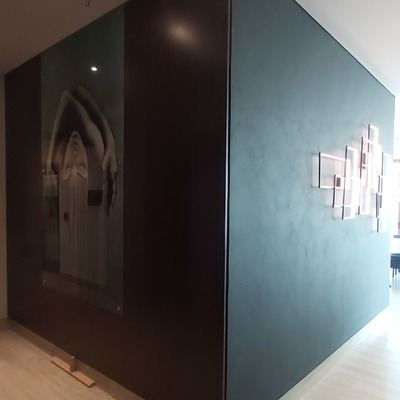 Celosía en ingreso principal