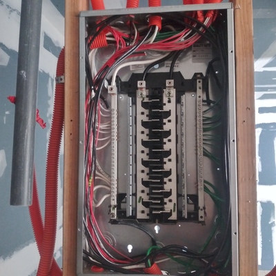 Instalación Centro de carga en proceso