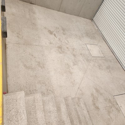 Área después de limpieza.