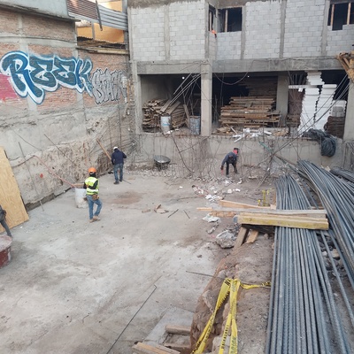 CIMENTACION DE TORRE DE DEPARTAMENTOS