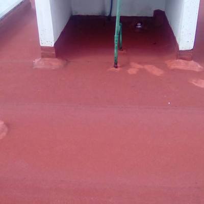 colocación de carpeta 4.00mm de espesor con refuerzo de poliester