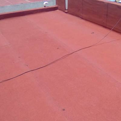 colocación de carpeta 4.00mm de espesor con refuerzo de poliester