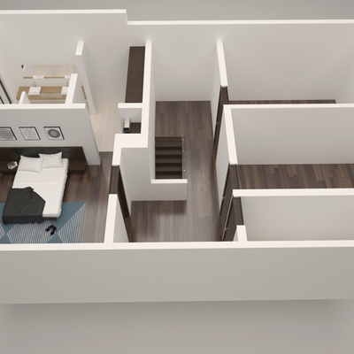 Casa modelado 3D