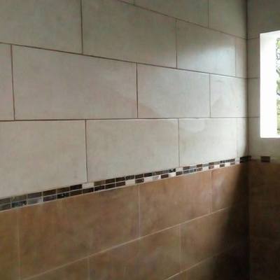 azelejo en pared