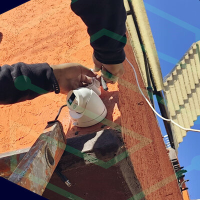 INSTALACION CAMARA DOMO 4K PARA EXTERIOR