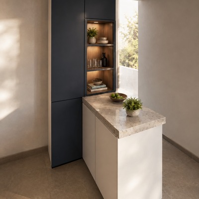 Península de cocina Adara