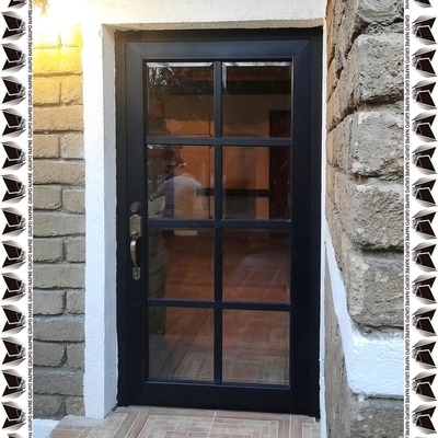 Puerta de Aluminio Negro 3"