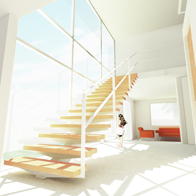 Escaleras casa Tecamachalco
