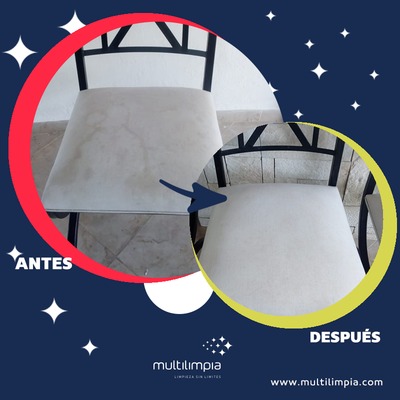 Lavado de sillas de tela