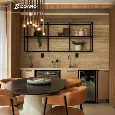 Cocina/Comedor de diseño contemporáneo