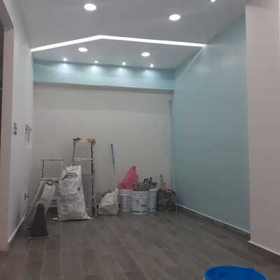 Trabajo de remodelación de una oficina